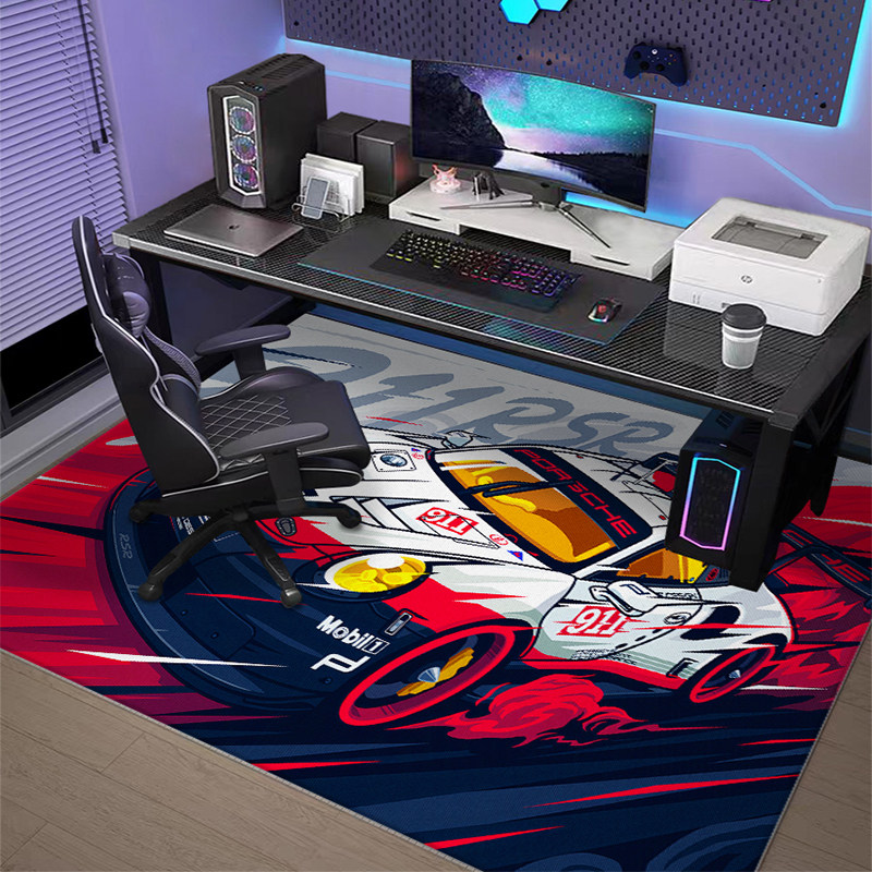 Pc Gaming Chair - VIKAMA 滑り止めチェアマット ゲームデスクラグ 防音フロア ホームオフィス 寝室