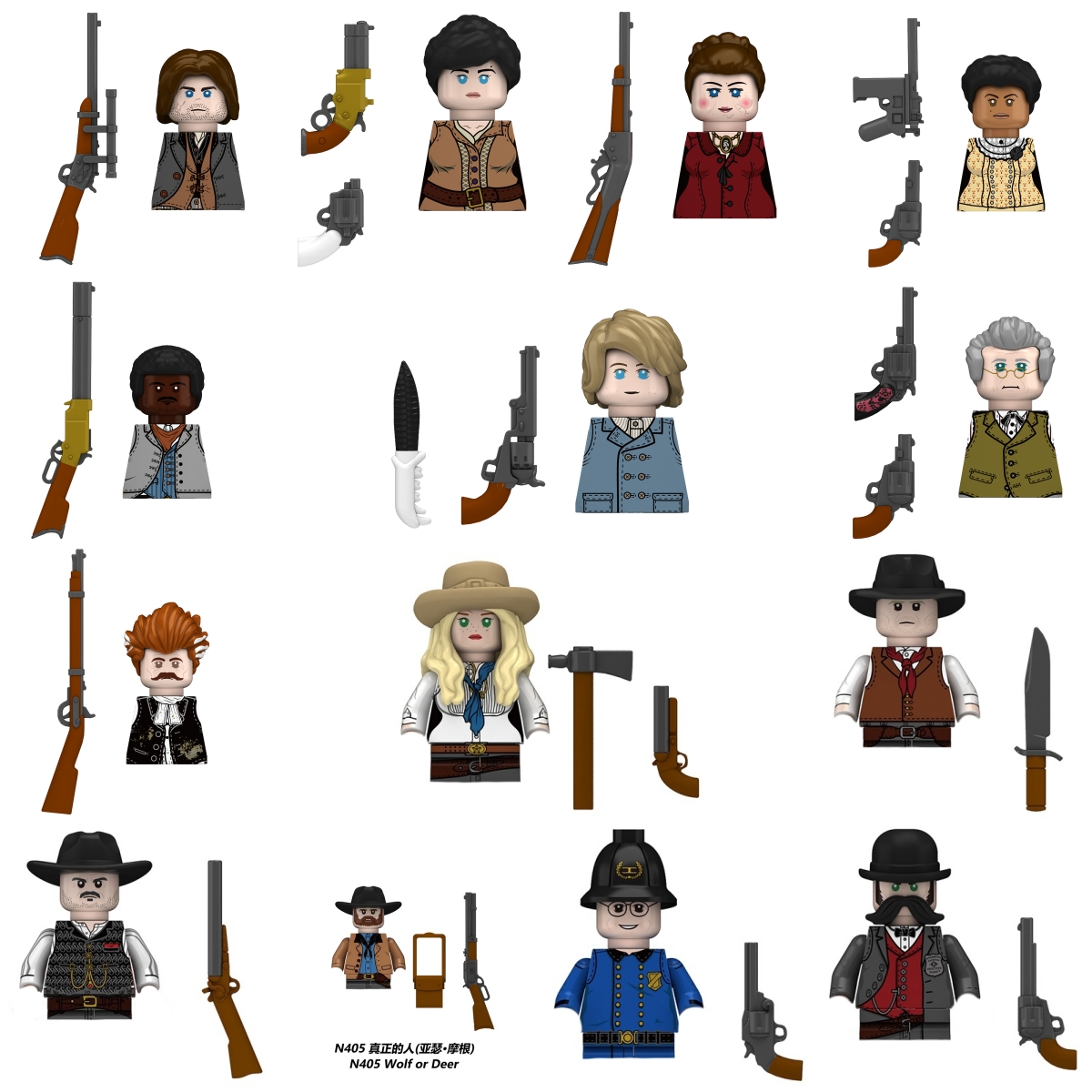 Pc Gaming Prebuilt - デコレーションRDR2ゲームキャラクターミニアクションモデルフィギュア人形ウエスタンカウボーイポリス漫画クリスマスプレゼント用