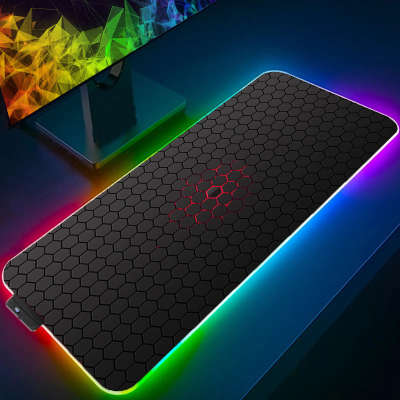 LED ライト RGB マウスパッド PC コンピュータゲー - Pc Gaming Dragon のレビューと価格
