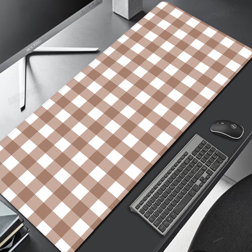 ピンクの格子マウスパッドかわいいかわいいマウスパッドデスクマ - Pc Gaming Pink のレビューと価格