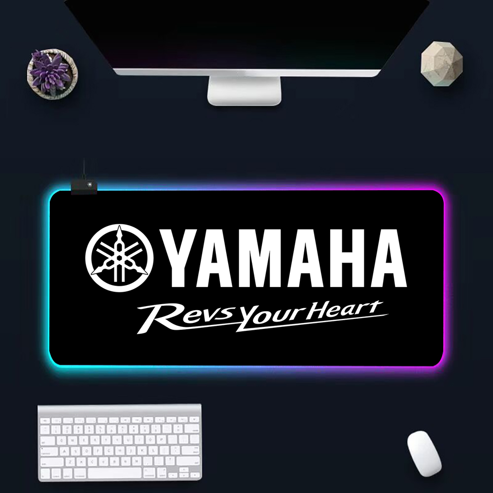 ホットなバイクレースロゴRGB PCゲーマーキーボードマウス - Rgb Mousepad のレビューと価格