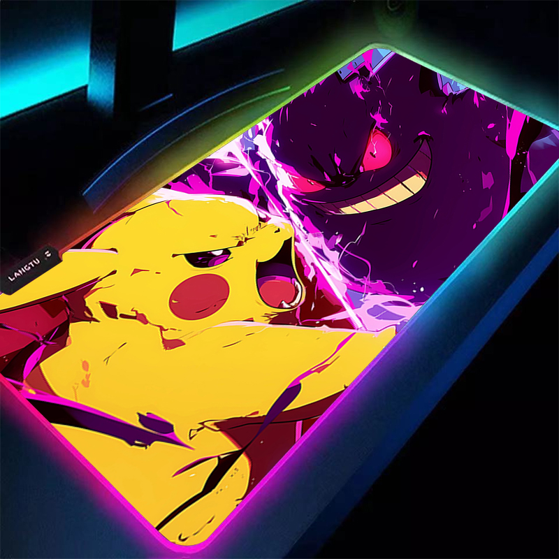 RGB マウスパッド P-Pokemons バックライト ゲ - Pc Gaming On Tv のレビューと価格