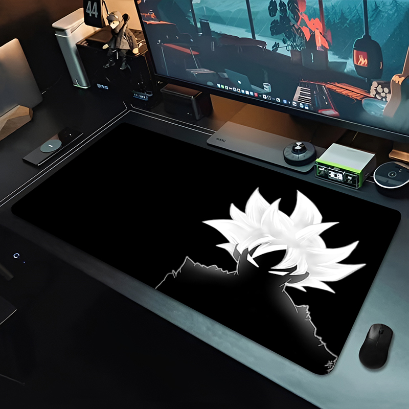 DBZ ブラックアニメマウスパッドドラゴンボール大型 PC  - Pc Gaming Dragon のレビューと価格