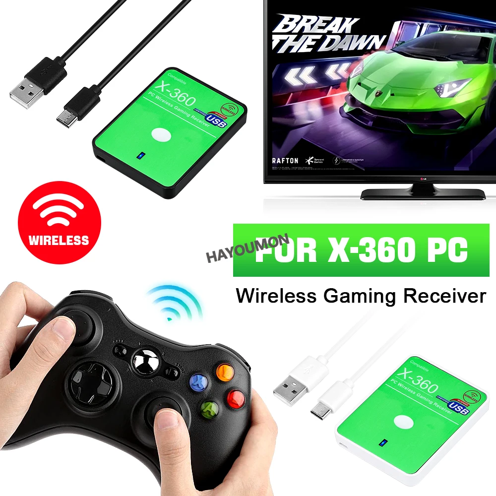 新しいワイヤレスゲーミングレシーバー XBOX 360 PC - Pc Gaming Game のレビューと価格