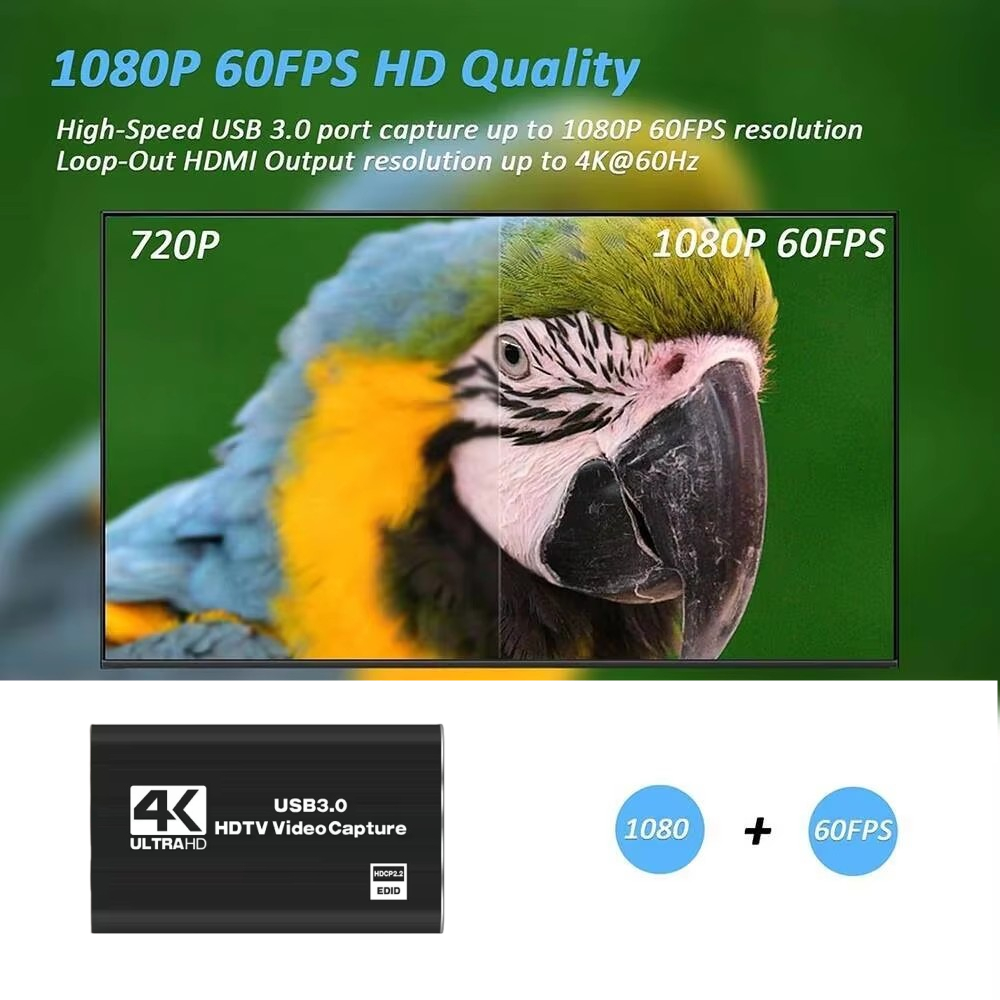 Roreta 4K USB 3.0 ビデオキャプチャカード、 - Pc Gaming Game のレビューと価格