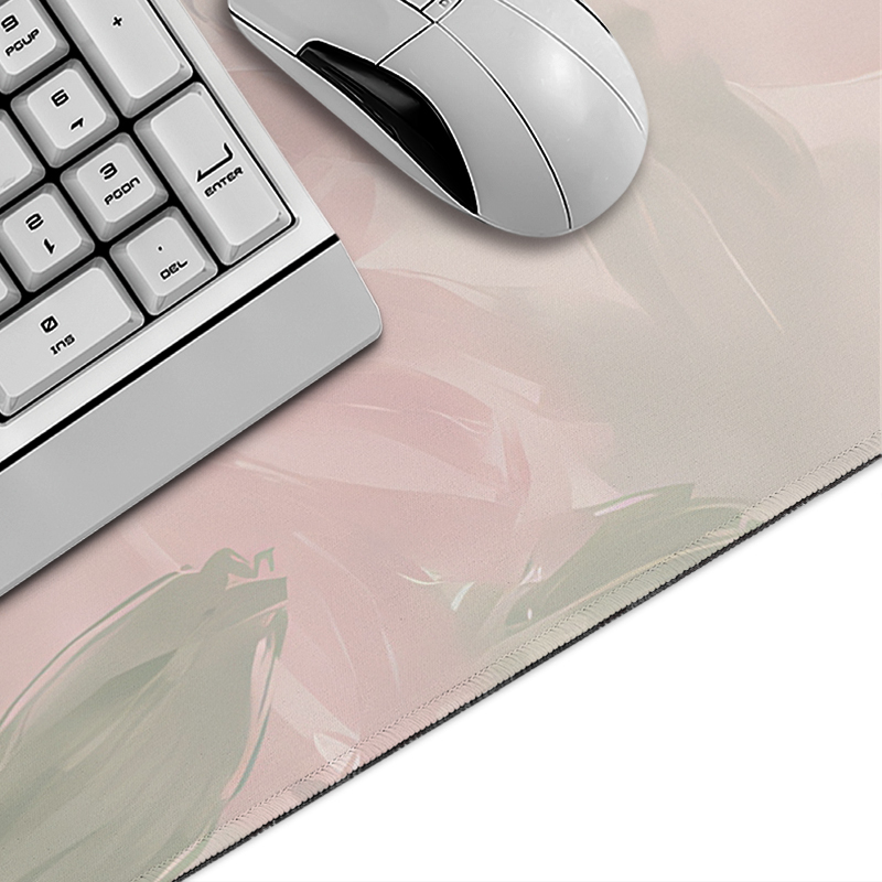 ピンク桜水彩画マウスパッドゲーミング XL HD ホーム大型 - Pc Gaming Pink のレビューと価格