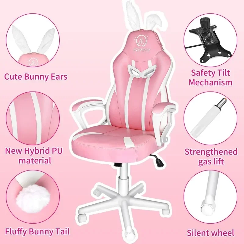 v 子供用ゲーミングチェア、ティーンゲーマーチェア、女の子用 - Pc Gaming Chair のレビューと価格