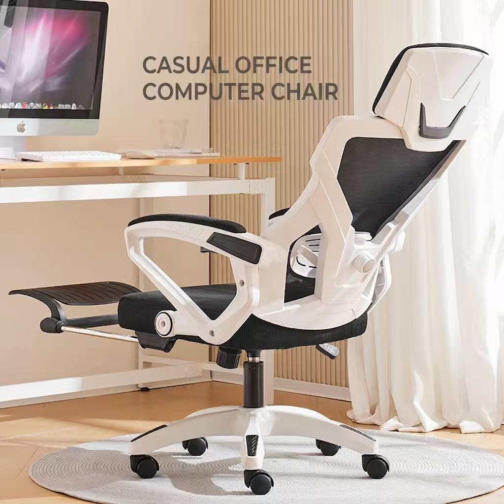 人間工学に基づいたゲーミングオフィスチェア、フットレスト付き - Pc Gaming Chair のレビューと価格