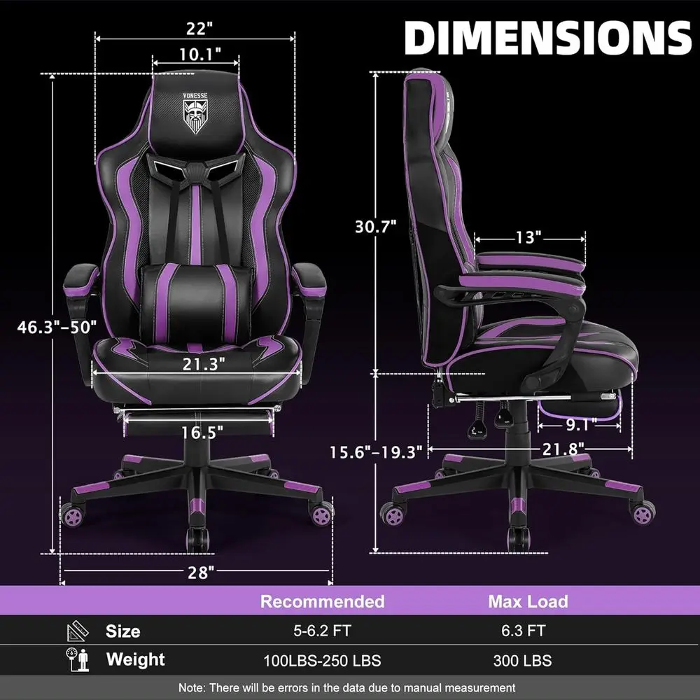 人間工学に基づいたリクライニングゲーミングチェア（大人用、マ - Pc Gaming Chair のレビューと価格