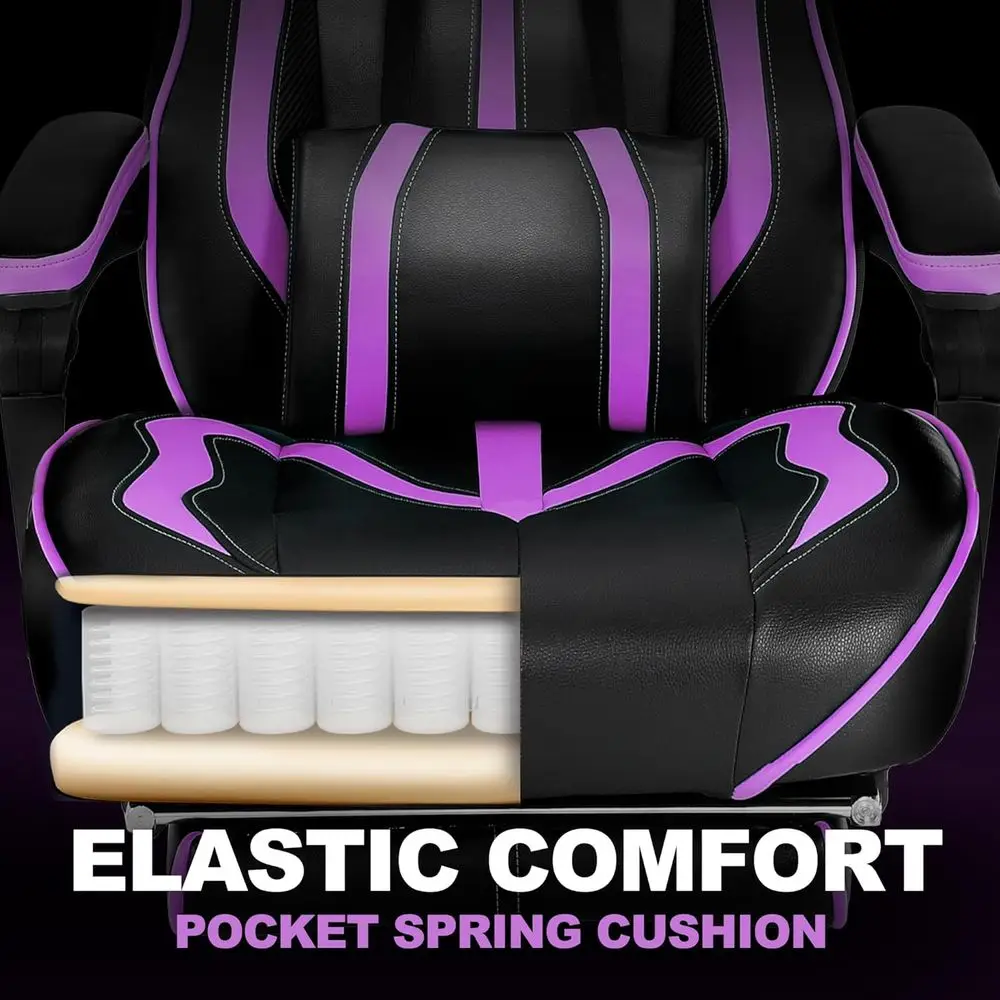 人間工学に基づいたリクライニングゲーミングチェア（大人用、マ - Pc Gaming Chair のレビューと価格