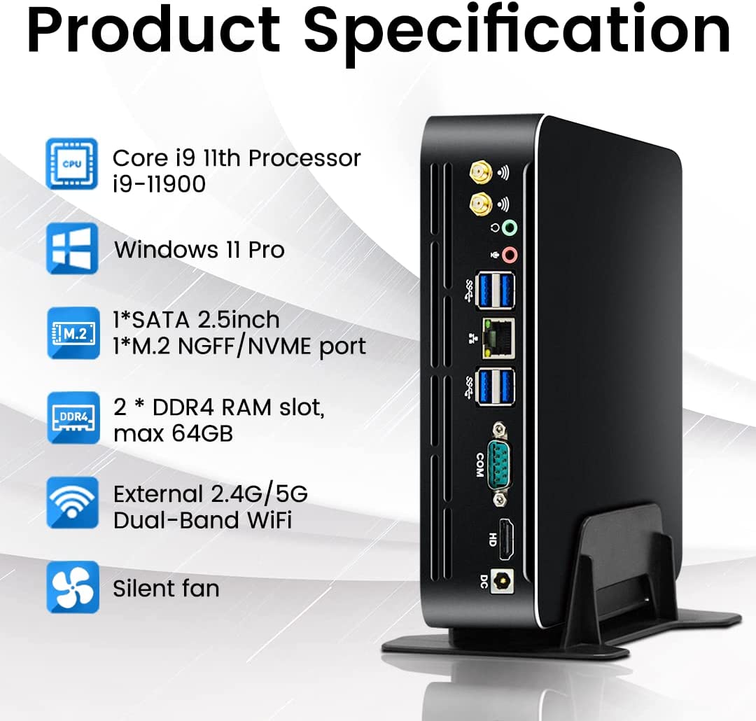 Partaker 第11世代インテルミニPC Windows - Pc Gaming I7 のレビューと価格