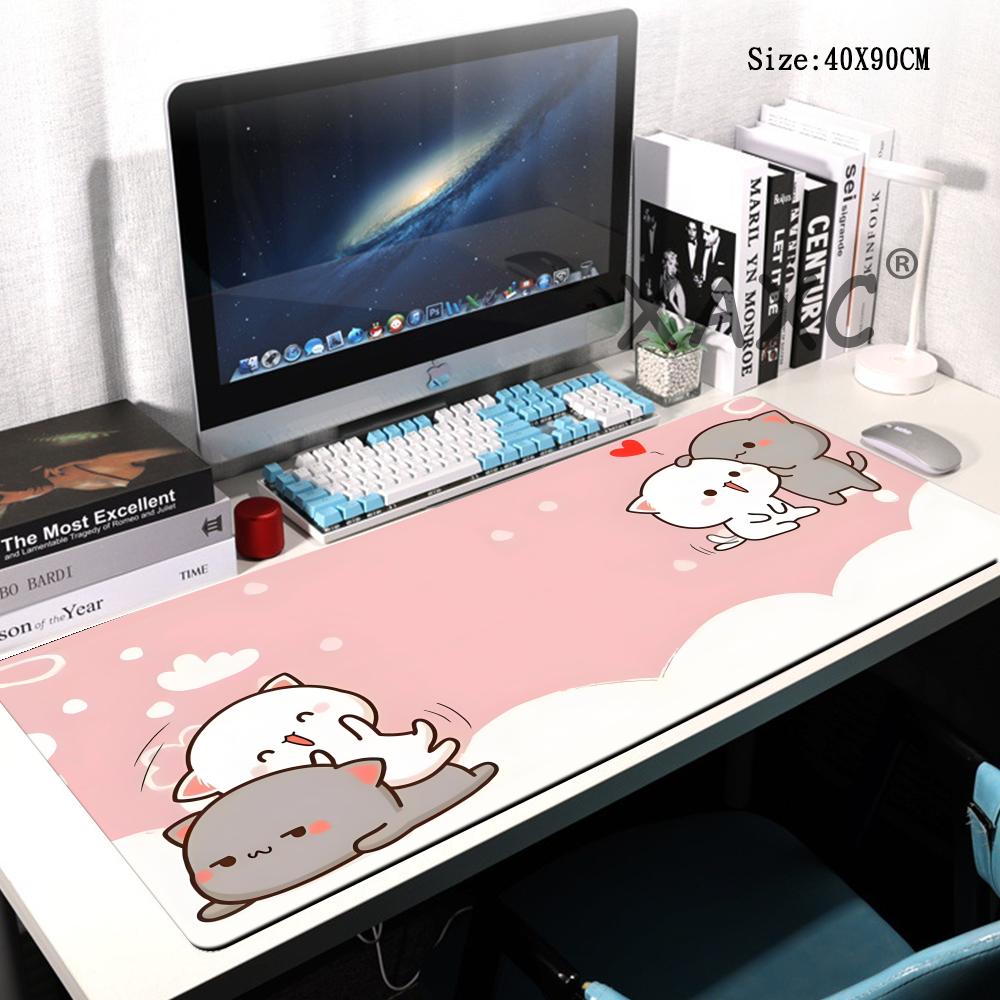 XXL カワイイゲーミングマウスパッド 900x400x3M - Pc Gaming Pink のレビューと価格