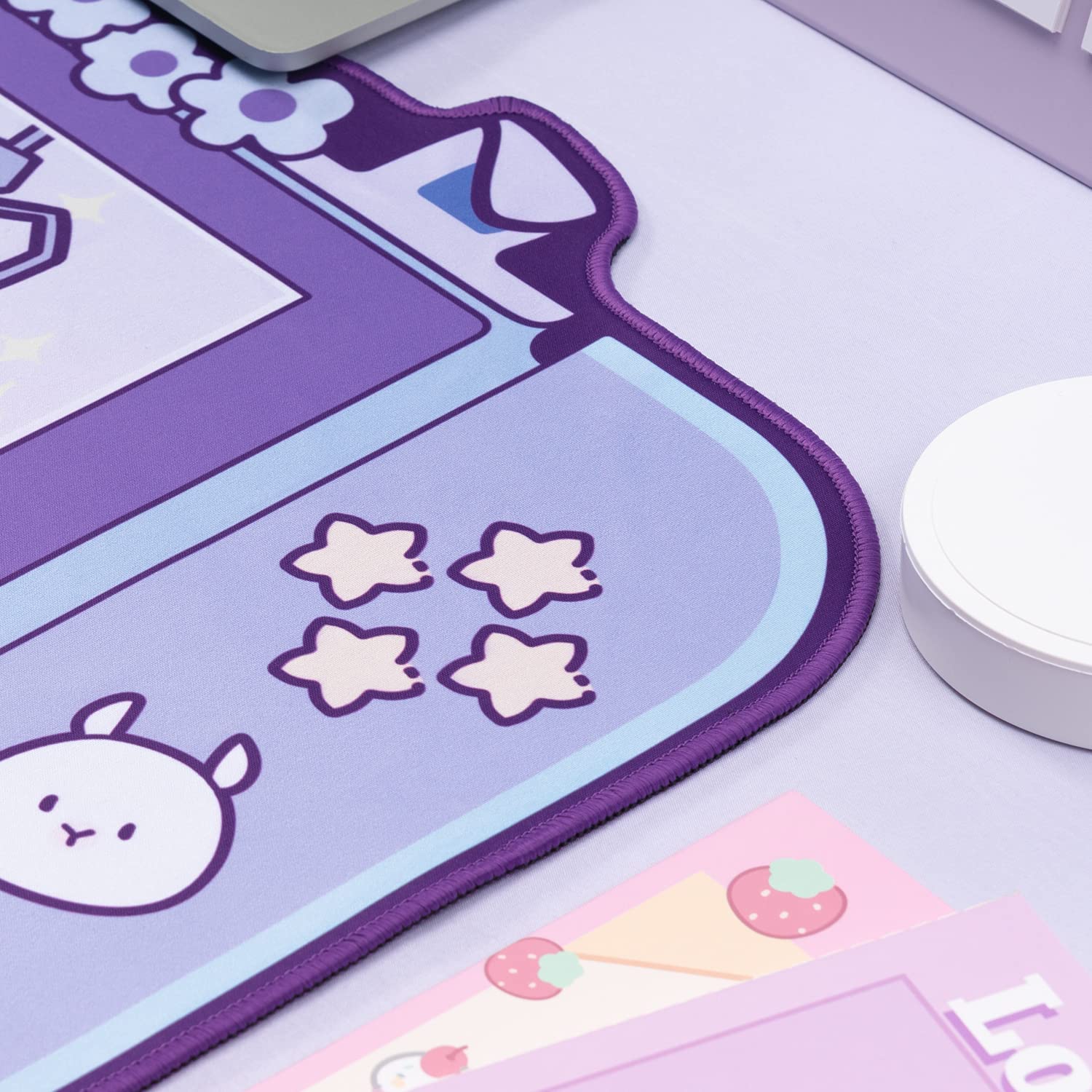 大型Kawaii-ゲーム用マウスパッド,かわいいピンク,紫, - Pc Gaming Pink のレビューと価格