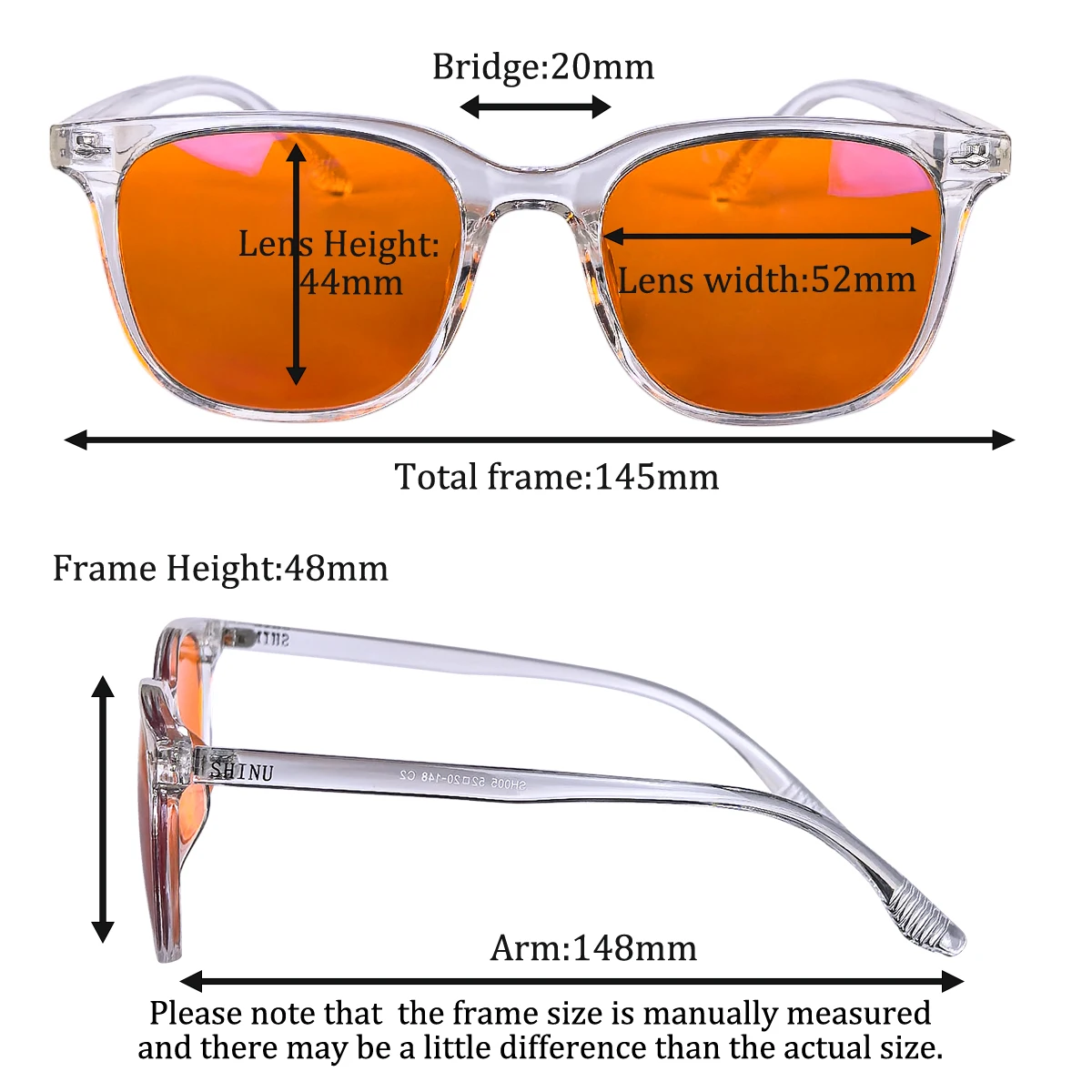 SHINU ブルーライトカットコンピューターメガネ 睡眠改善 - Gaming Glasses Blue Light のレビューと価格