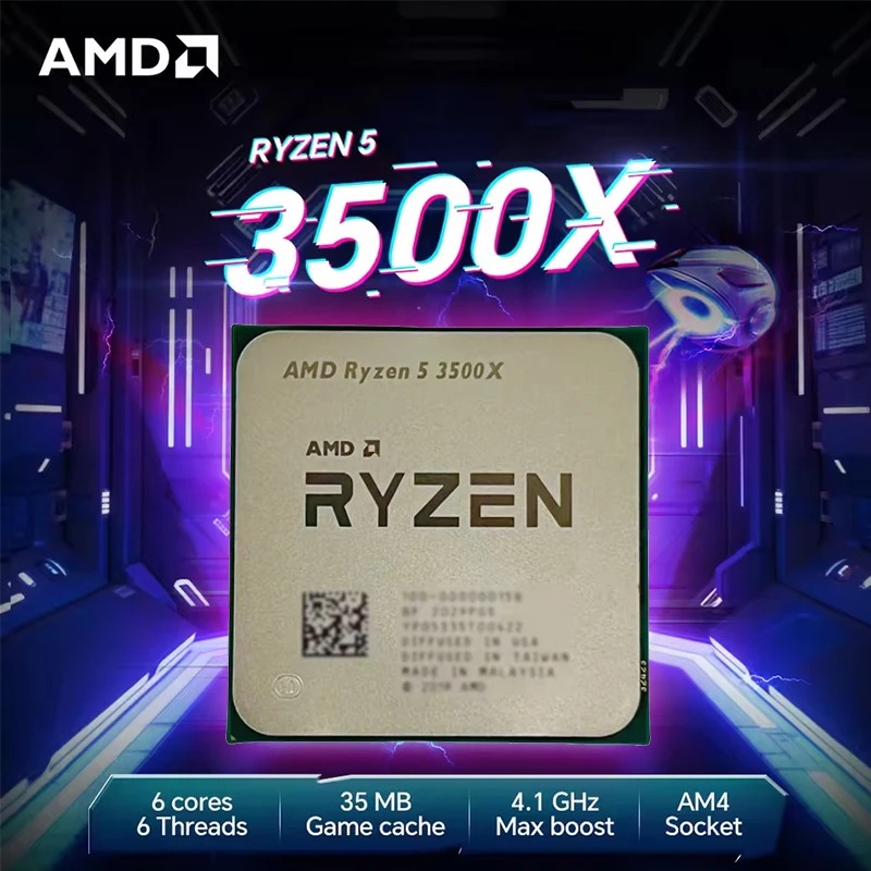 AMD R5 3500X ゲーミングCPUプロセッサー 6コ - Pc Gaming Cpu のレビューと価格