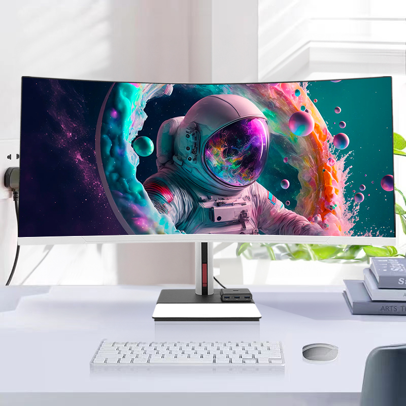 34インチ4K曲面スクリーンデスクトップパソコンオールインワ - Pc Gaming I7 のレビューと価格